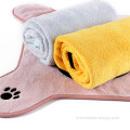 Asciugamano per cani morbido e confortevole con logo stampato personalizzato all&#39;ingrosso